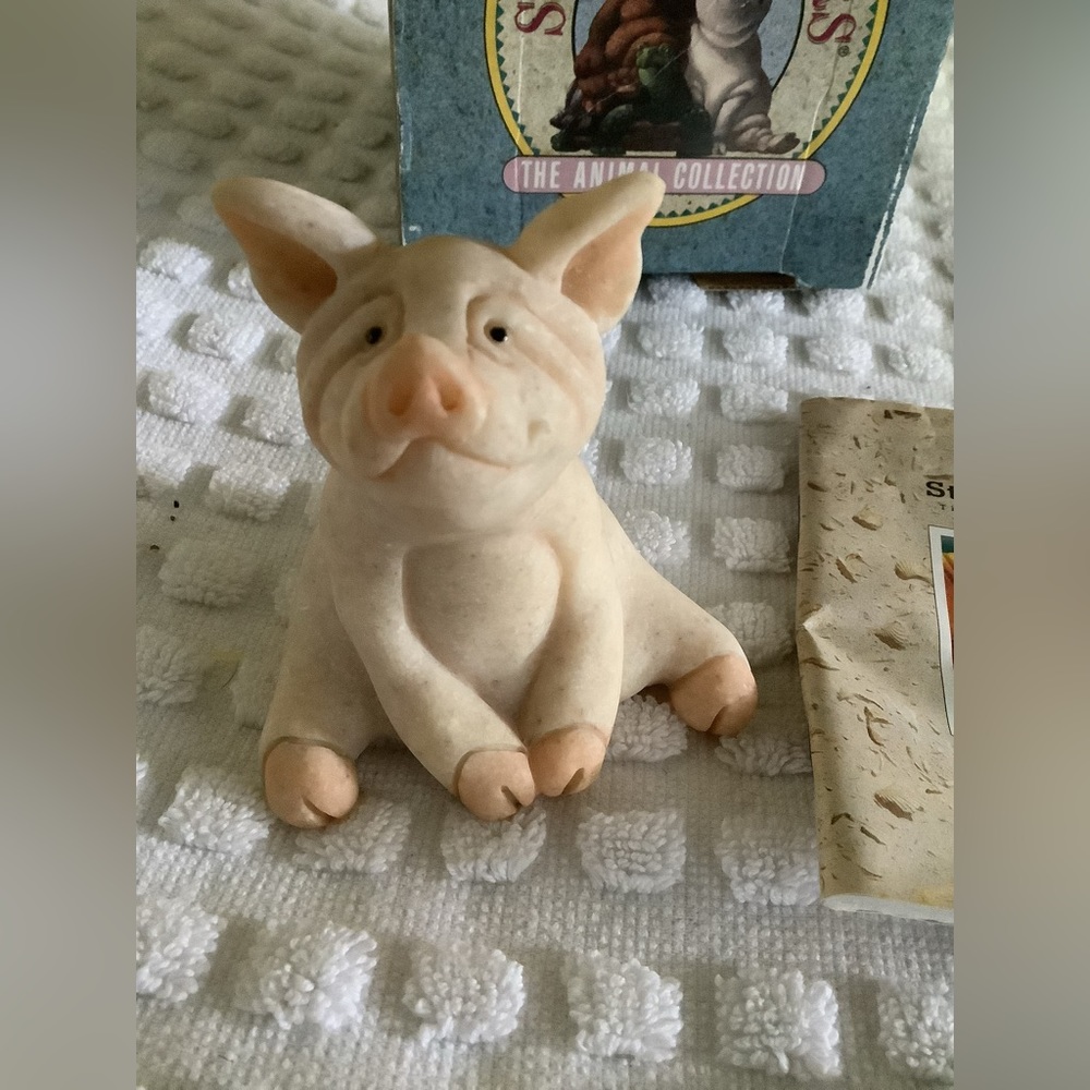 Vintage Quarry Critters “Petunia” Pig 2000